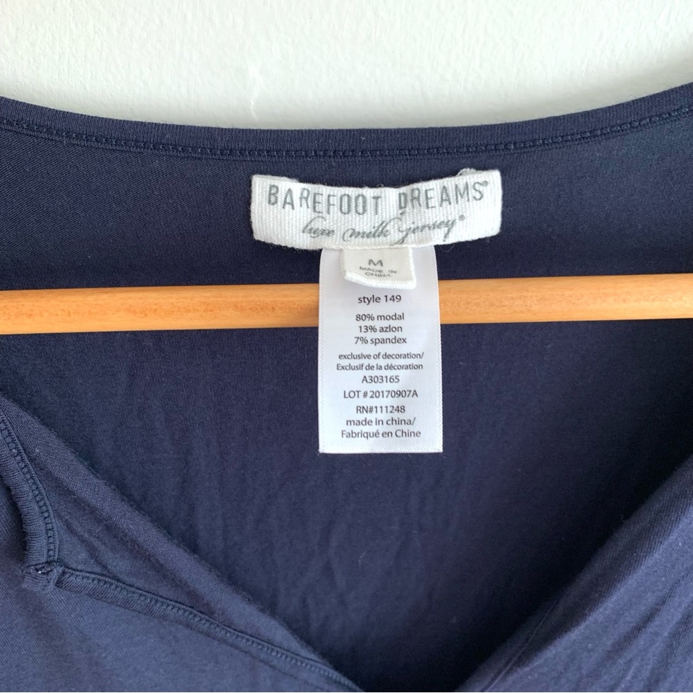 Barefoot Dreams Luxe Milk Jersey Modal Sleep Shirt - Picture 2 of 9